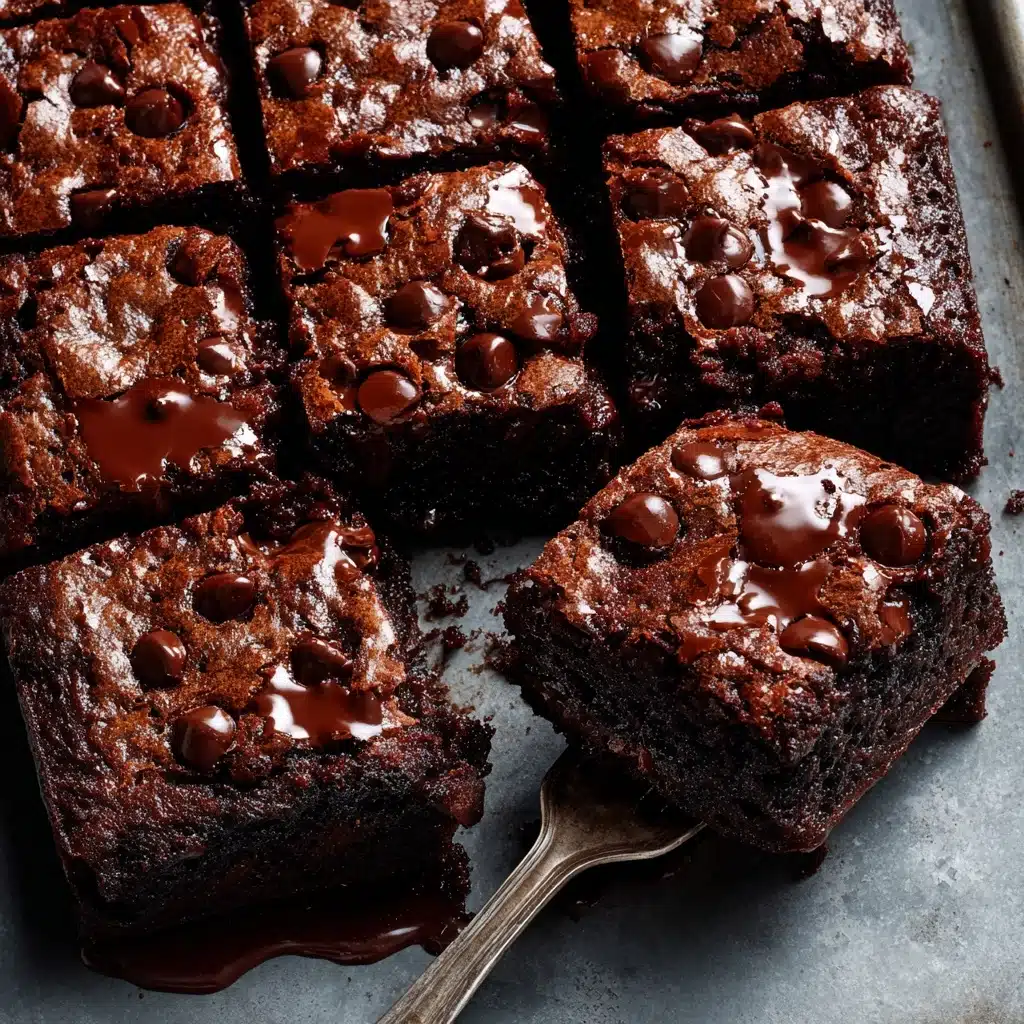 Peanut Butter Chocolate Fudge Brownies Recipe - Recipe Image