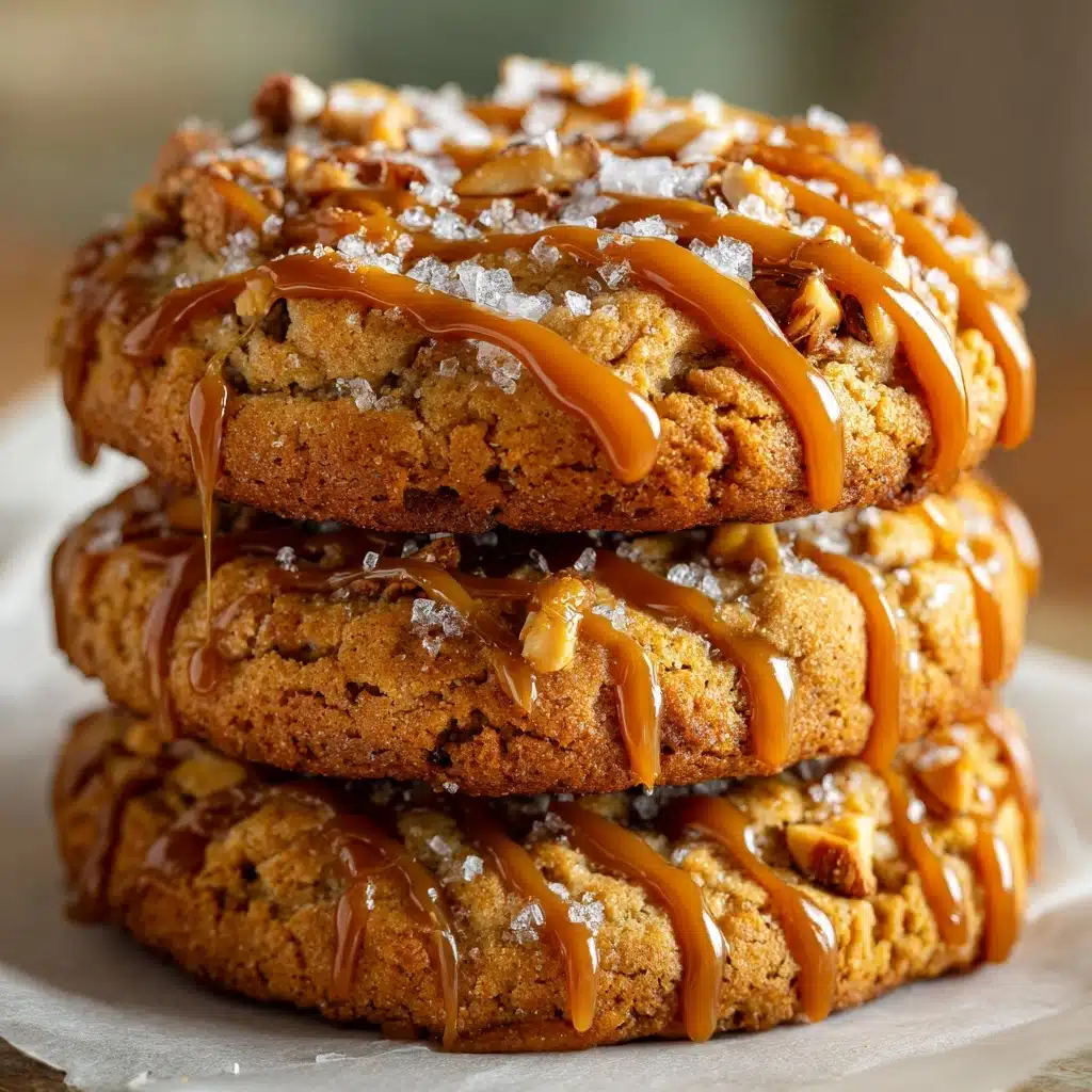 Salted Caramel Crunch Cookies Recipe - Recipe Image