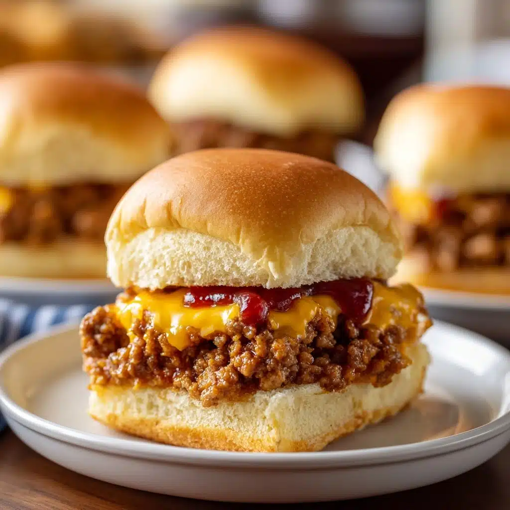 Chopped Cheeseburger Sliders Recipe - Recipe Image