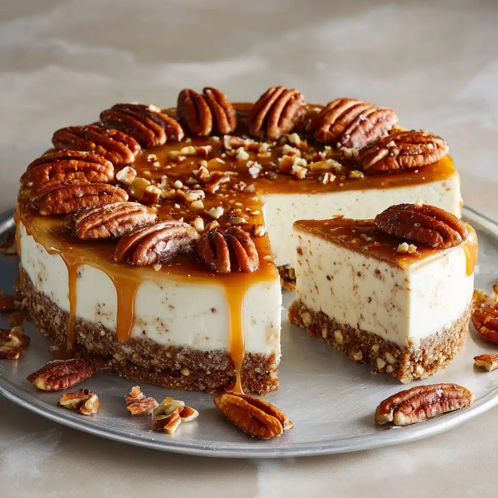 Butter Pecan Cheesecake Recipe - Recipe Image