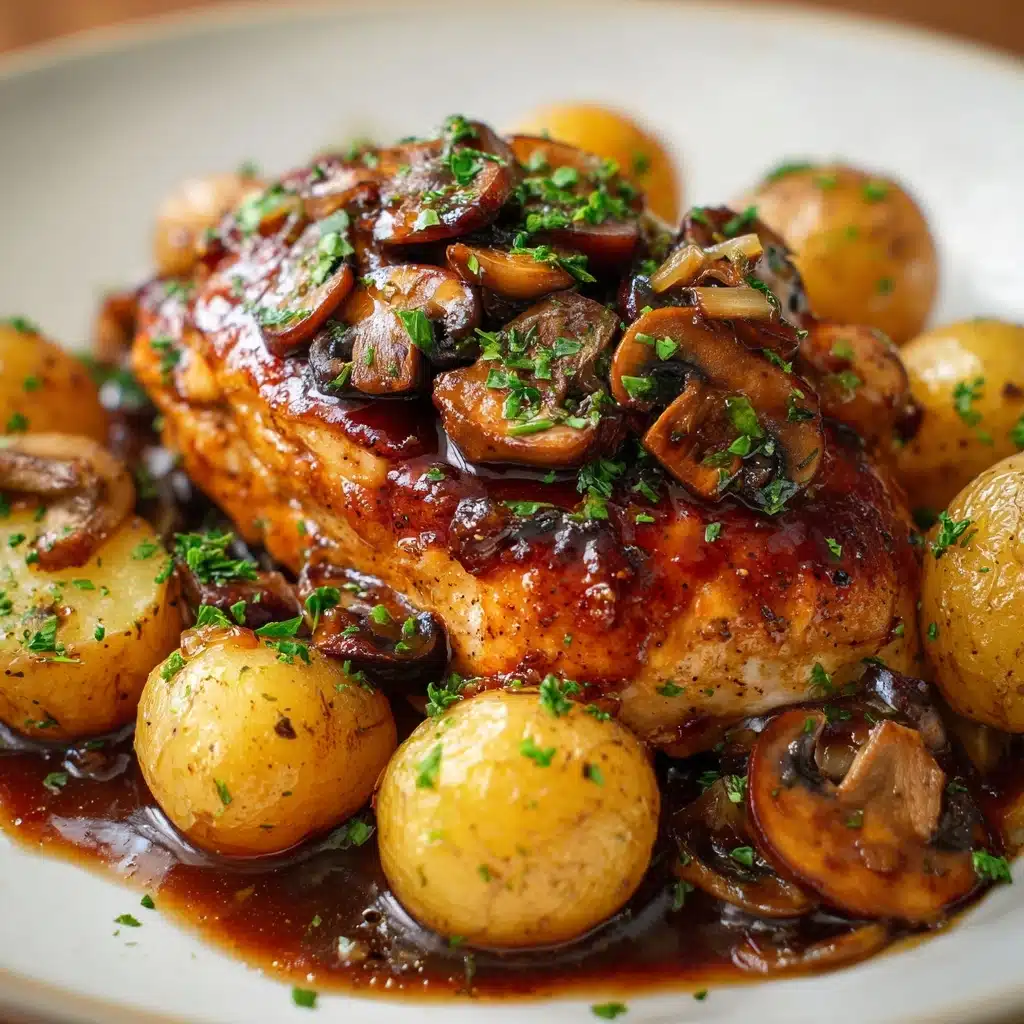 Chicken with Mushrooms and Potatoes Recipe