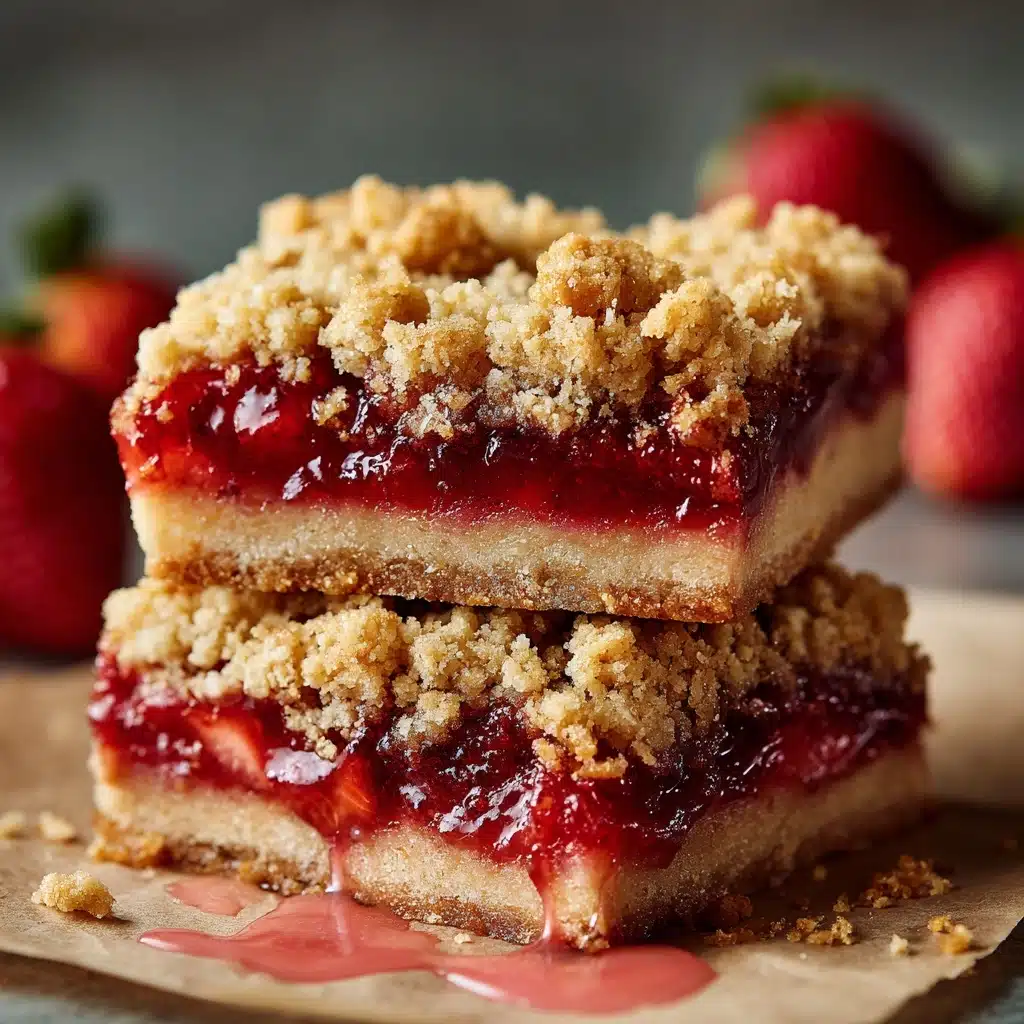 Strawberry Rhubarb Bars Recipe - Recipe Image