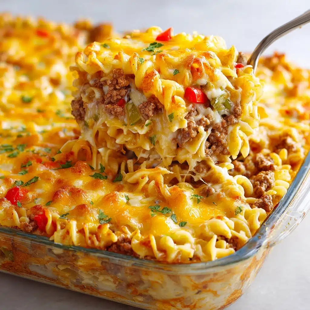 Southern Five Layer Beef Casserole Recipe - Recipe Image