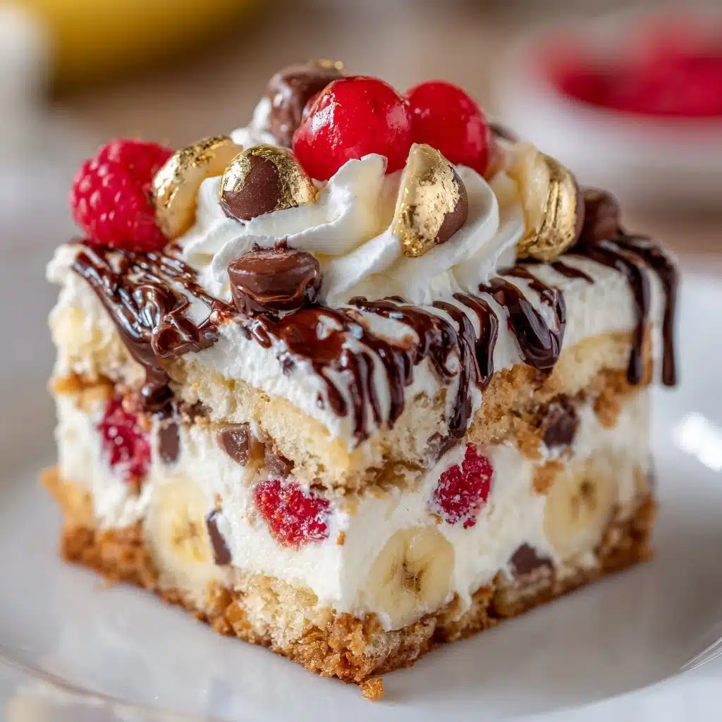 Heavenly No-Bake Banana Split Cheesecake Recipe