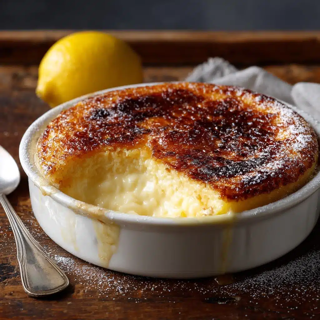 Baked Lemon Pudding Recipe - Recipe Image