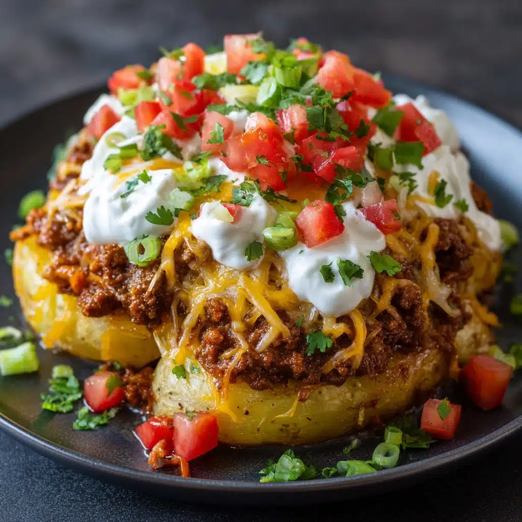 Cheesy Taco Potatoes Recipe - Recipe Image