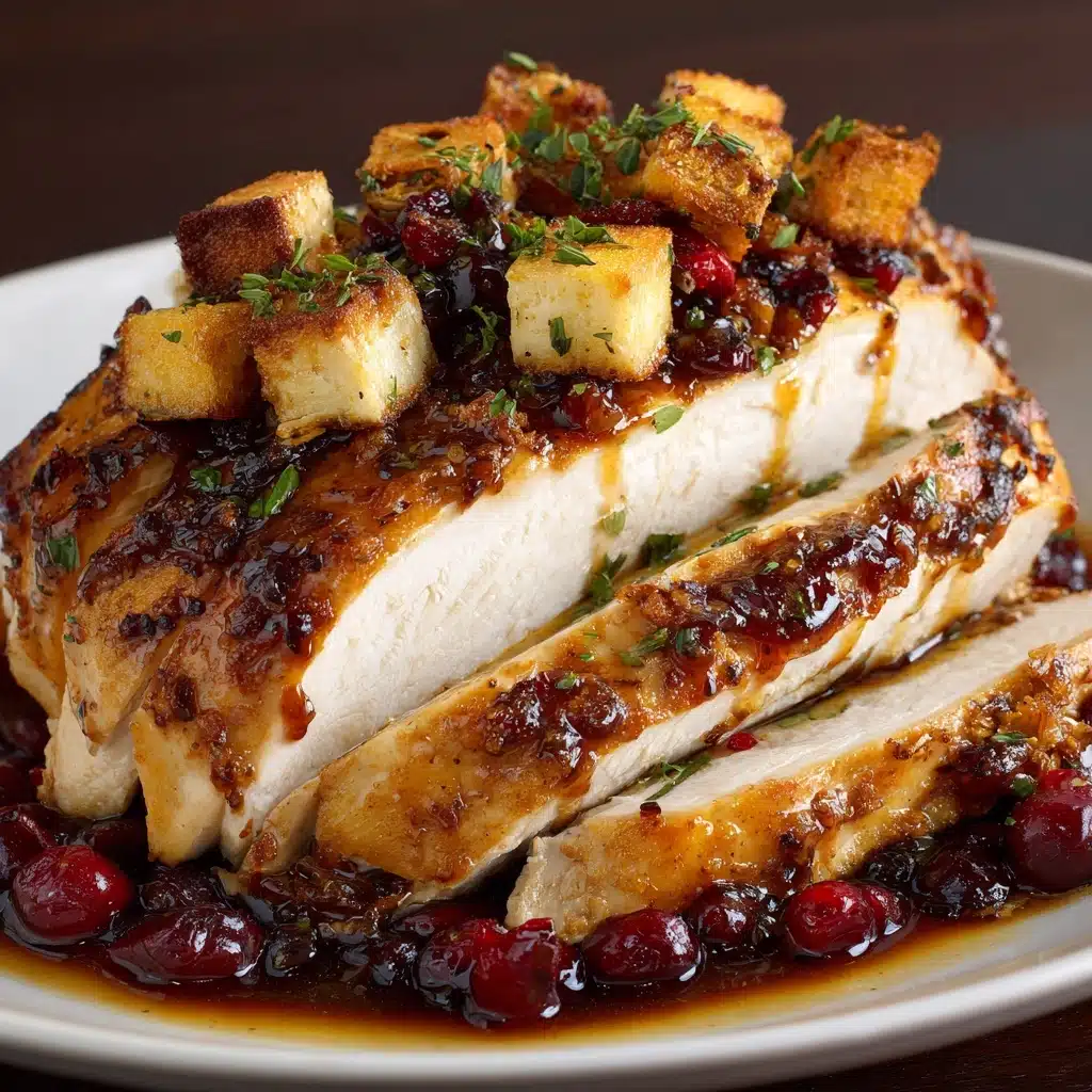Cranberry and Brie Stuffed Chicken Recipe - Recipe Image