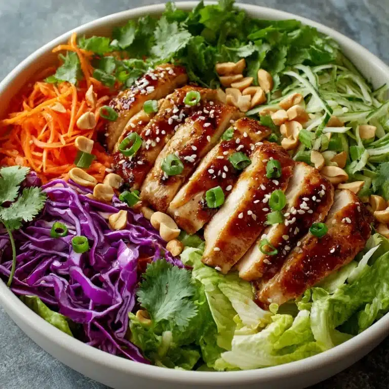 Crunchy Asian Sesame Chicken Salad Recipe