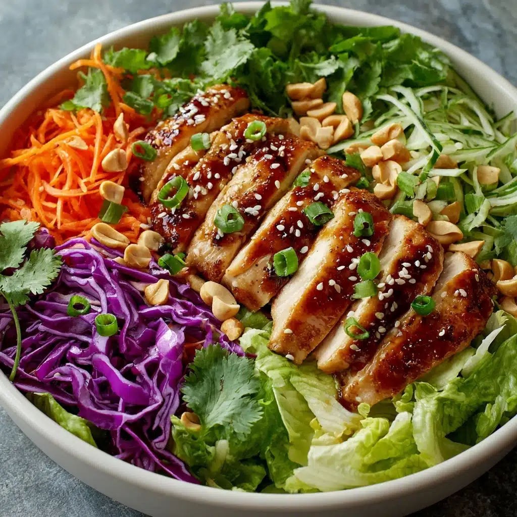 Crunchy Asian Sesame Chicken Salad Recipe - Recipe Image
