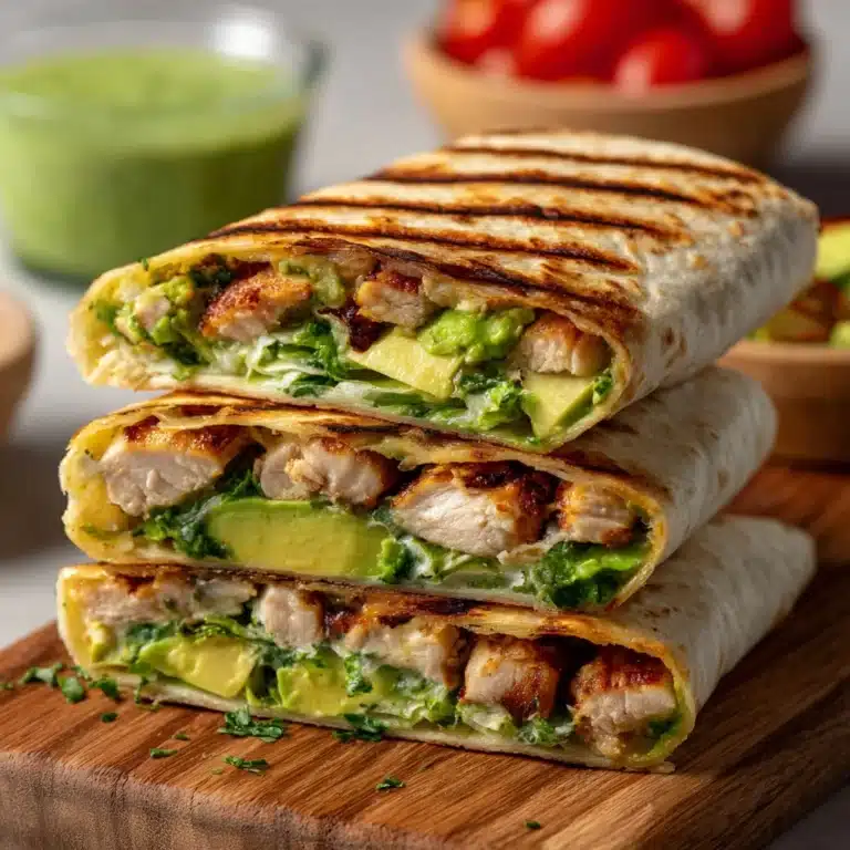 Avocado Chicken Wraps Recipe