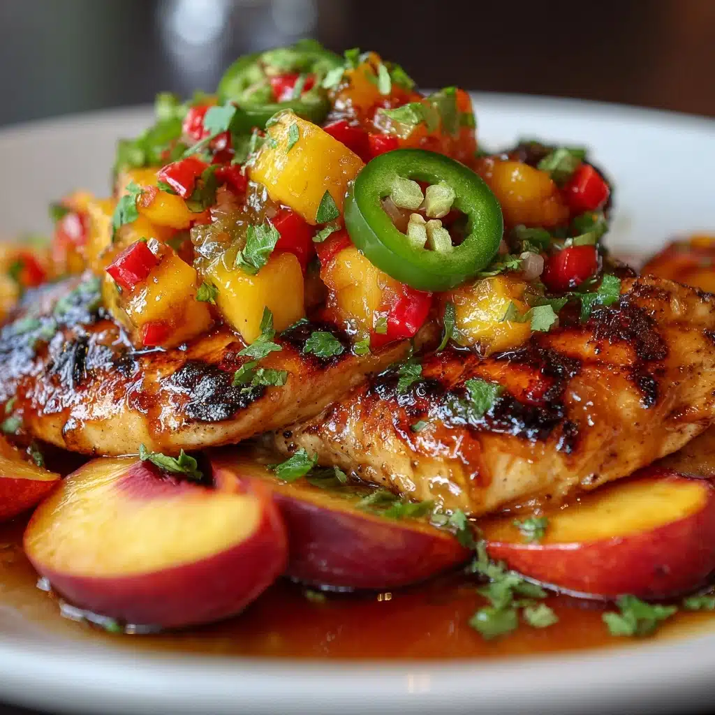 Jalapeño Peach Chicken Recipe - Recipe Image