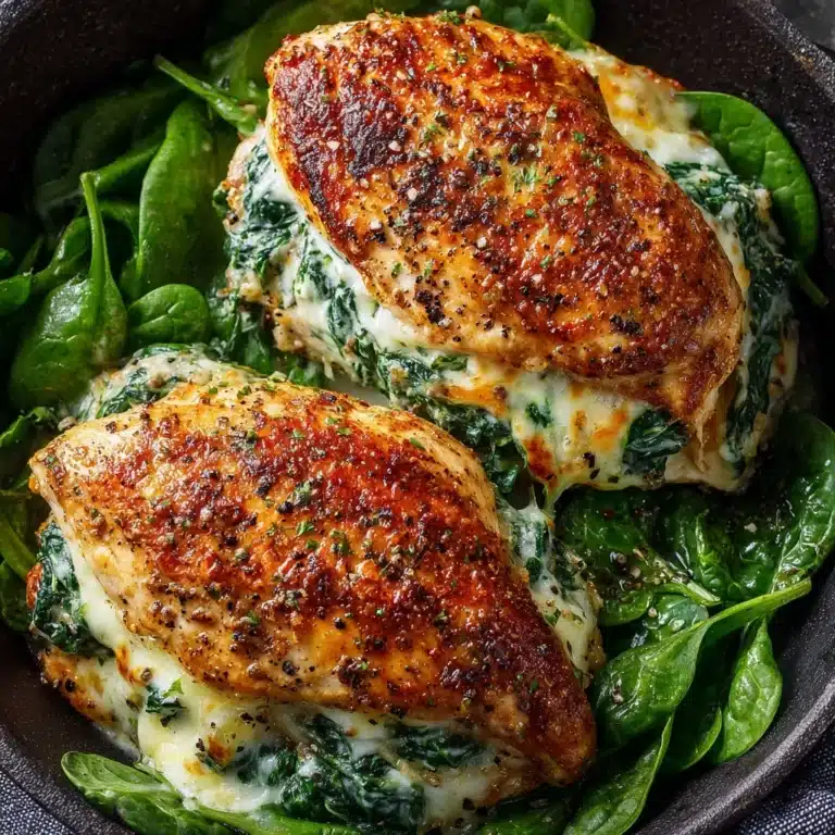 Spinach and Cheese Stuffed Chicken Breast Recipe