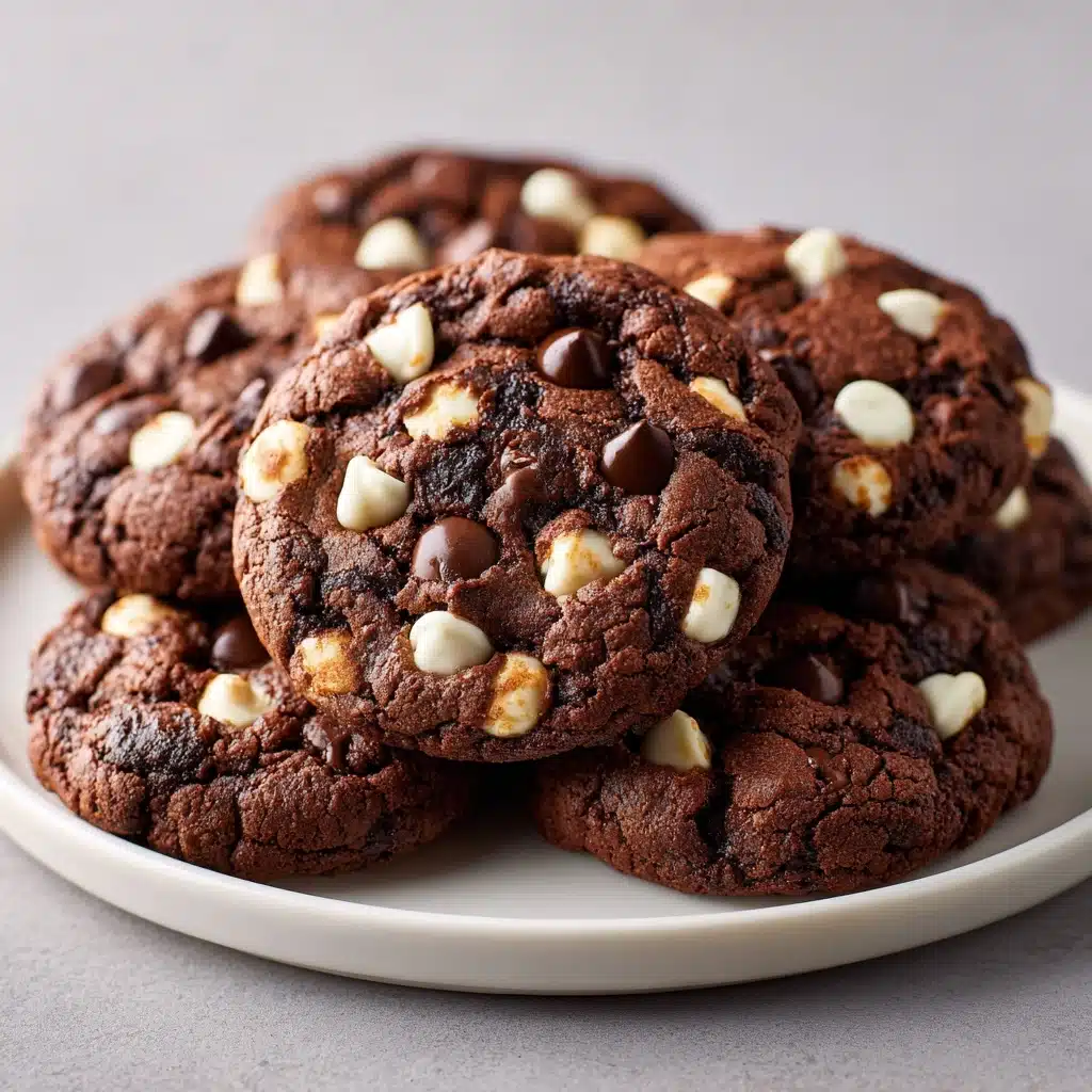 Flourless Triple Chocolate Cookies Recipe