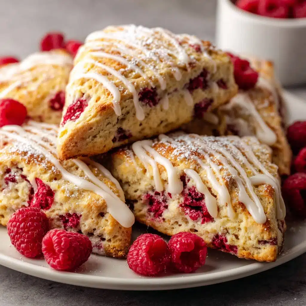 Lemon Raspberry Scones Recipe - Recipe Image