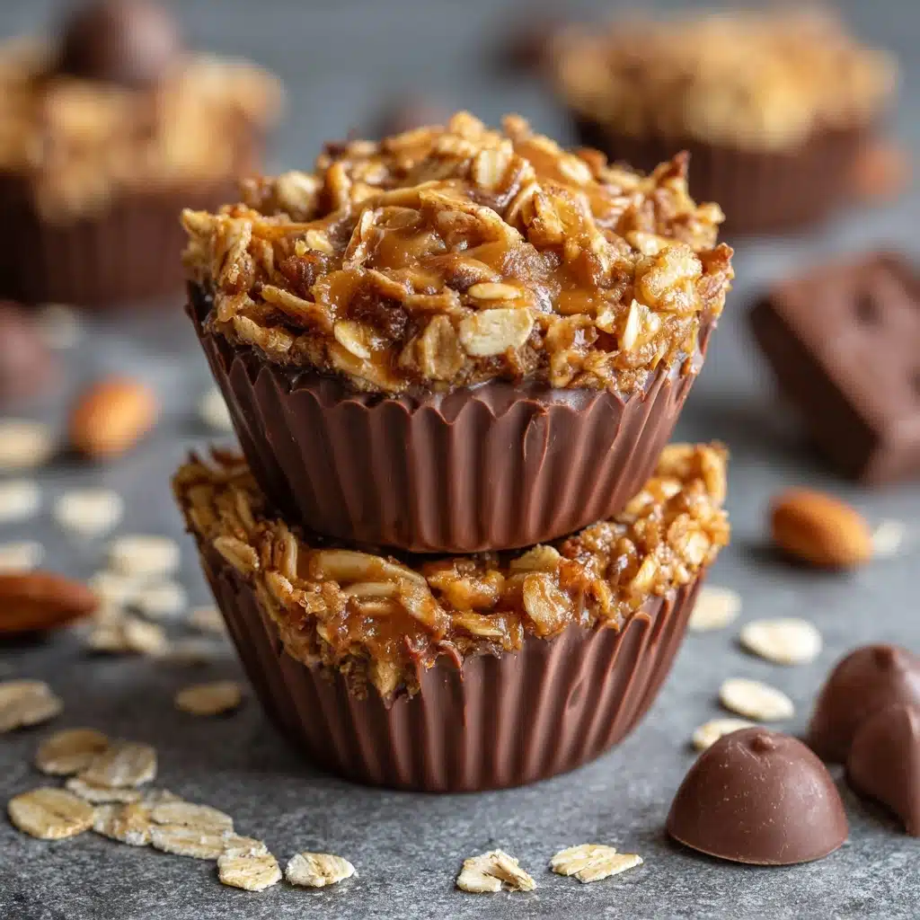 No-Bake Peanut Butter Granola Cups Recipe - Recipe Image