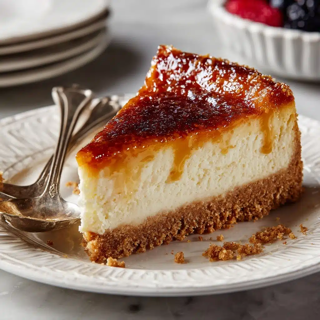 Crème Brûlée Cheesecake Recipe - Recipe Image