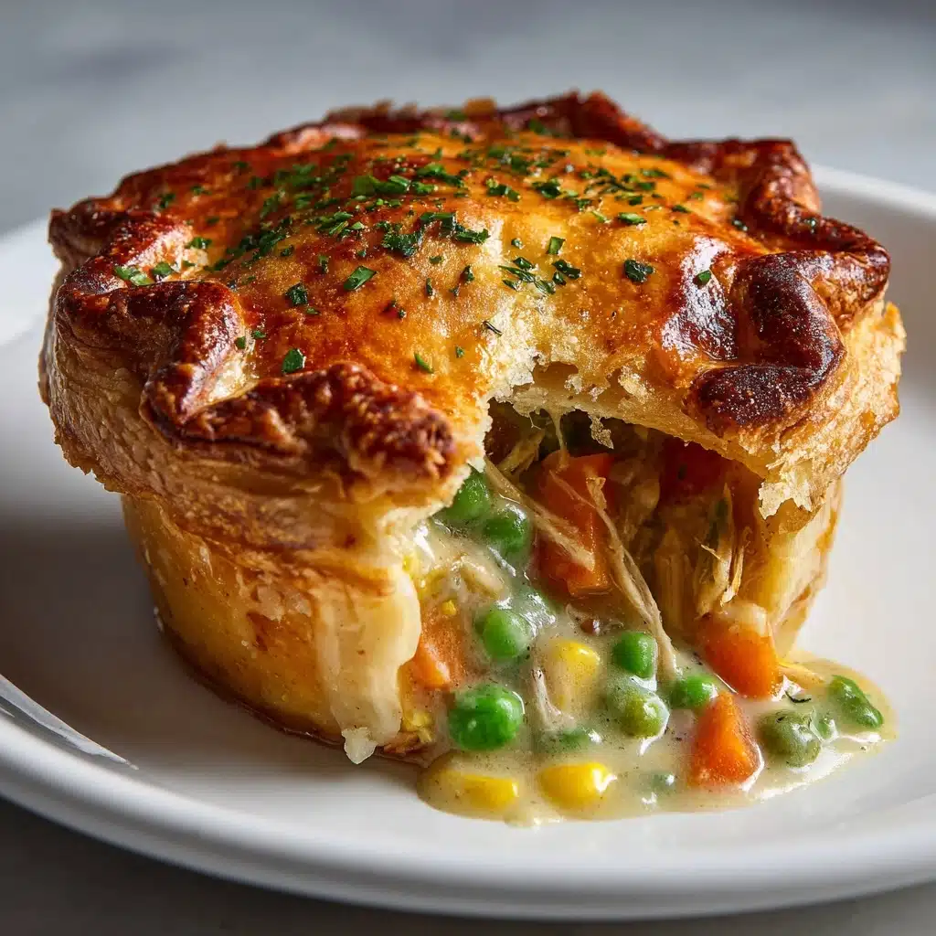 Mini Chicken Pot Pie Muffins Recipe - Recipe Image