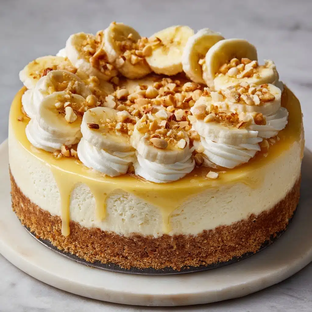 No Bake Banana Pudding Cheesecake Recipe - Recipe Image