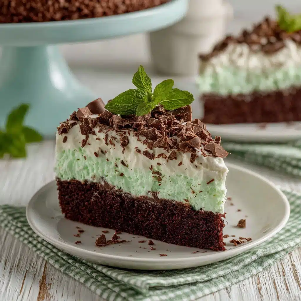 Andes Mint Poke Cake Recipe - Recipe Image