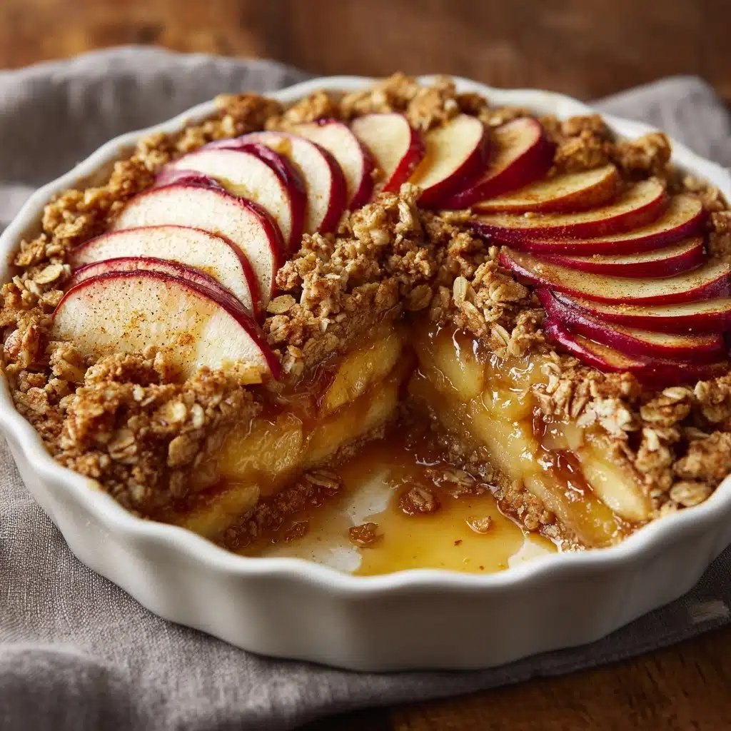Amish-Style Apple and Cinnamon Baked Oatmeal Recipe - Recipe Image