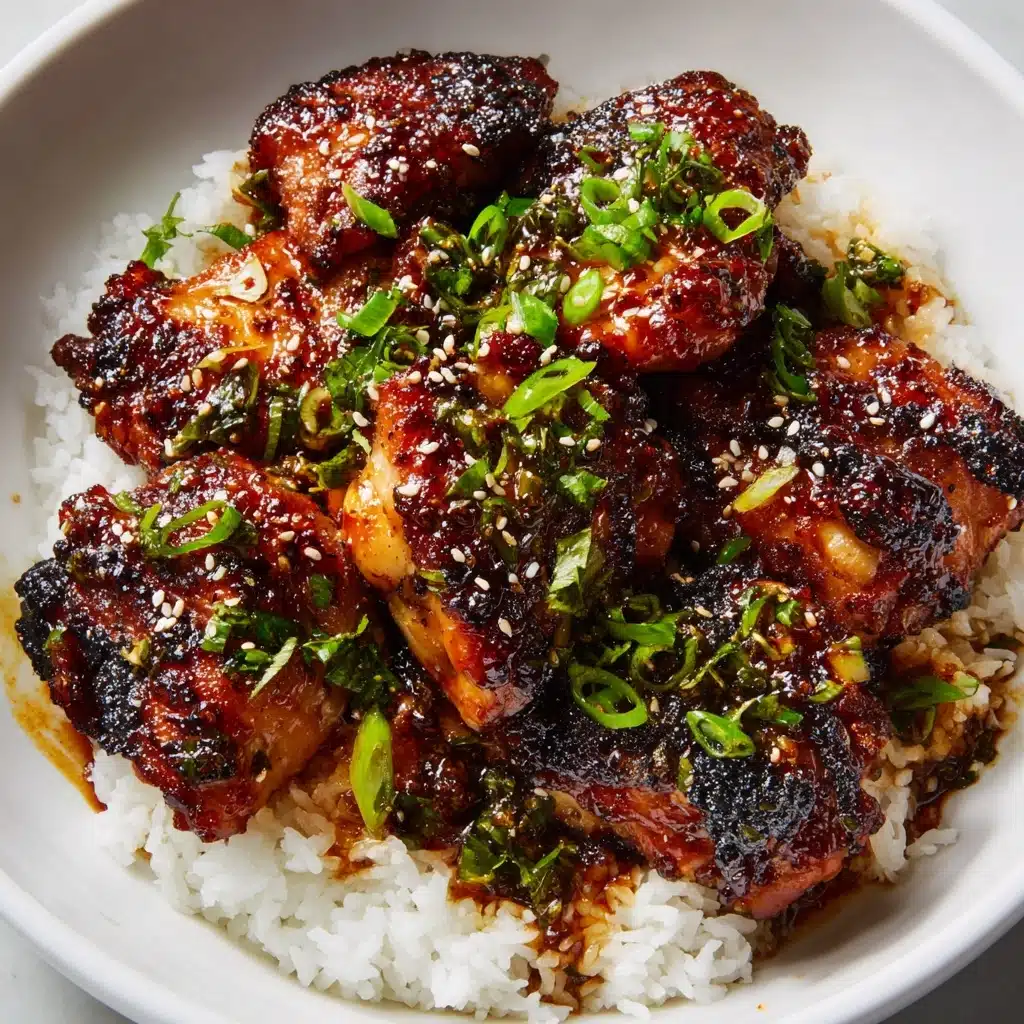 Sweet and Spicy Sticky Chicken Recipe - Recipe Image