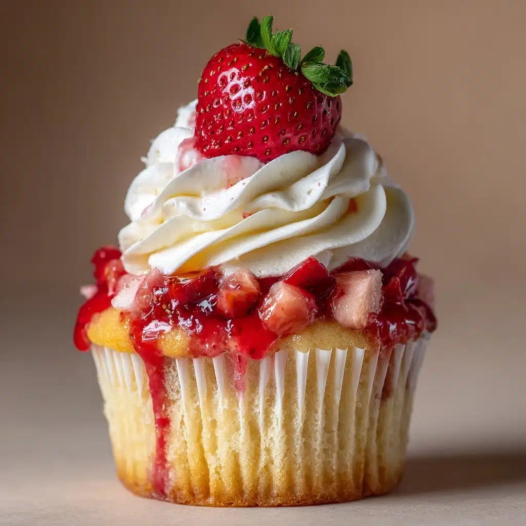 Strawberry Cheesecake Cupcakes Recipe - Recipe Image