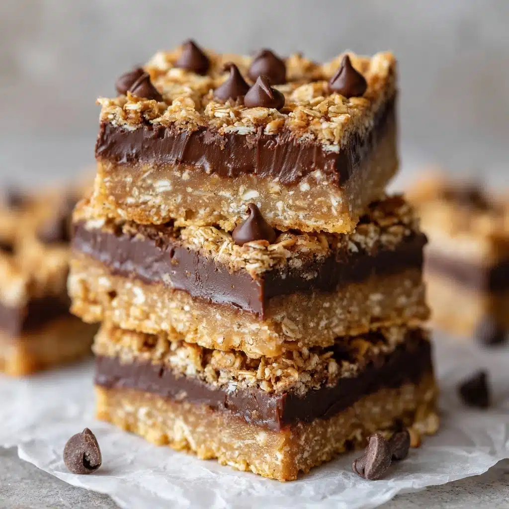 Oatmeal Fudge Bars Recipe - Recipe Image