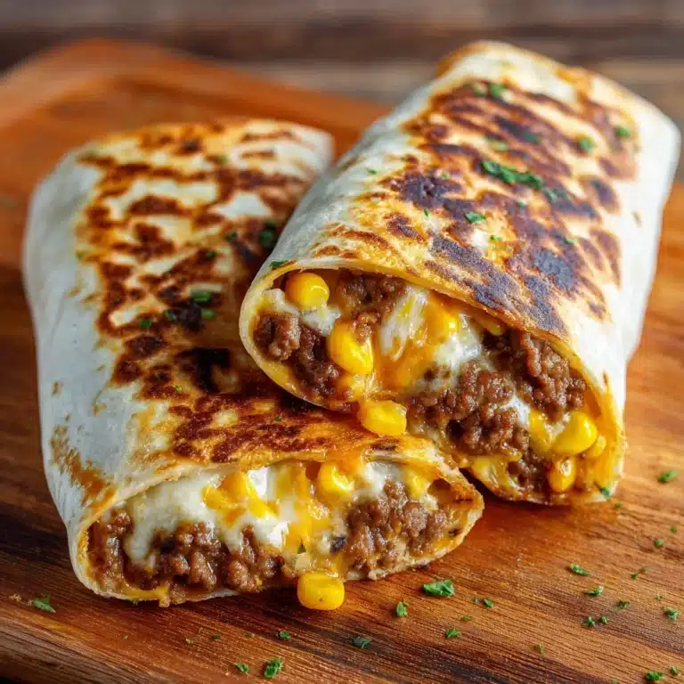 Beef and Cheese Chimichangas Recipe