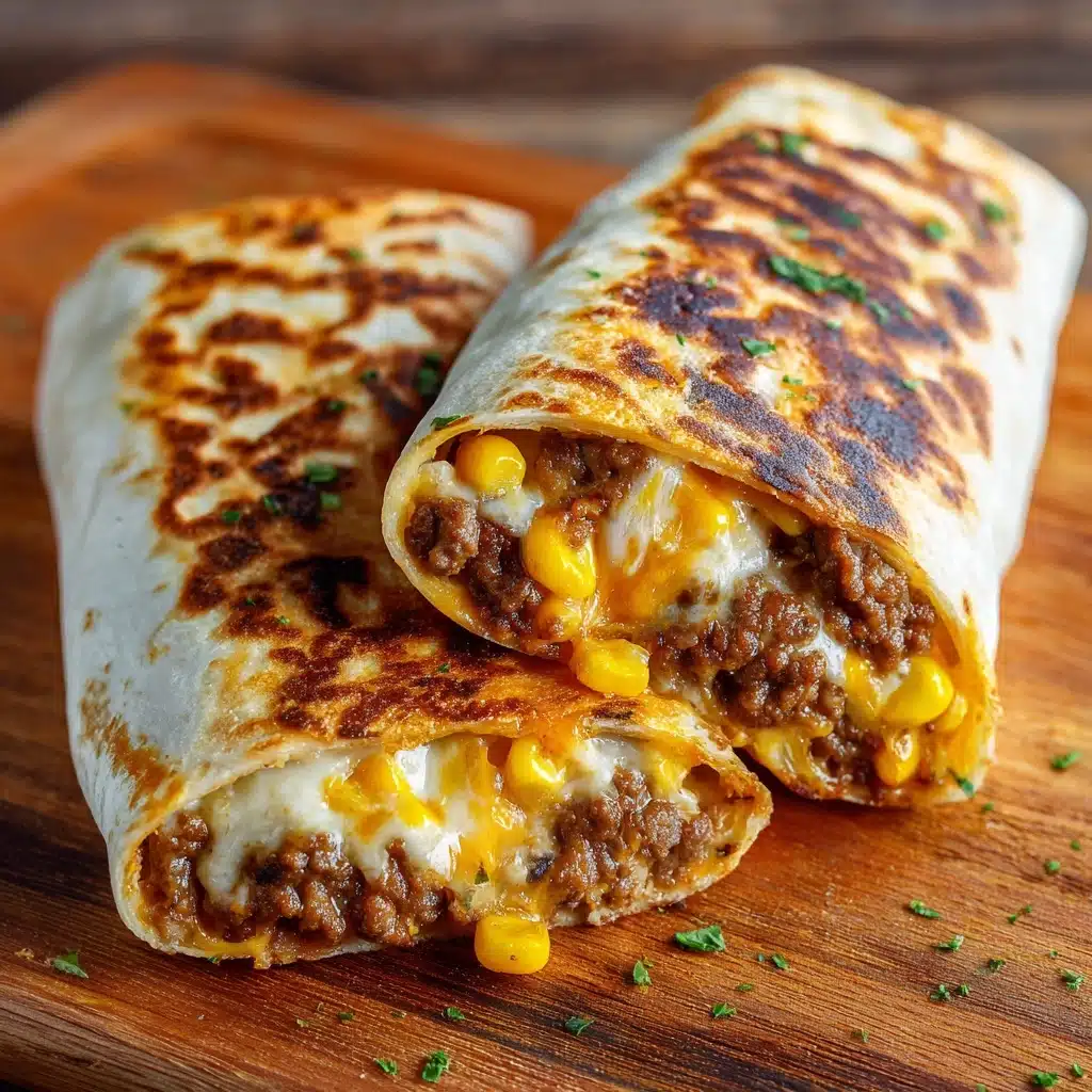 Beef and Cheese Chimichangas Recipe