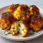 Roasted Garlic Cauliflower Tots Recipe