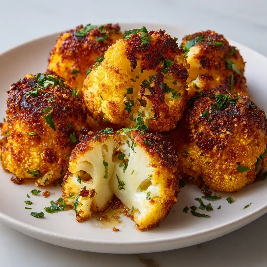 Roasted Garlic Cauliflower Tots Recipe