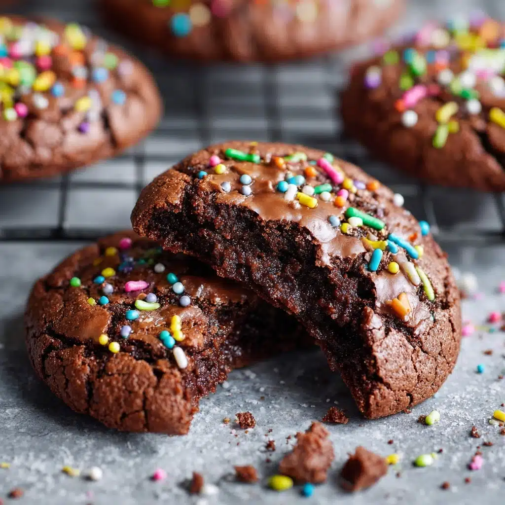 Fudgy Cosmic Brownie Cookies Recipe - Recipe Image