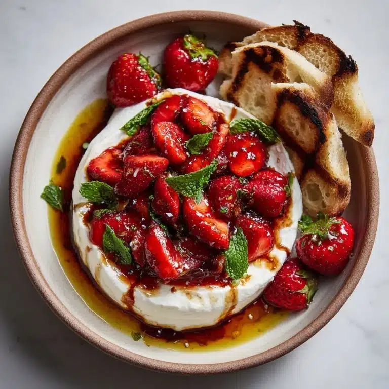 Whipped Feta Dip with Roasted Strawberries Recipe