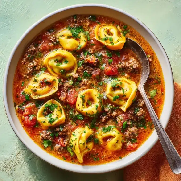 Slow Cooker Tomato Tortellini Soup Recipe