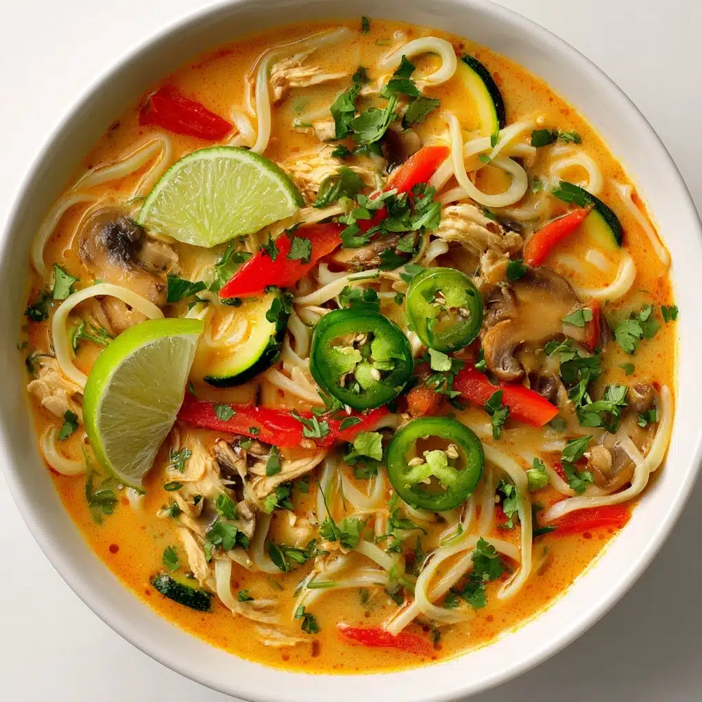 Easy Thai Chicken Curry Soup Recipe - Recipe Image
