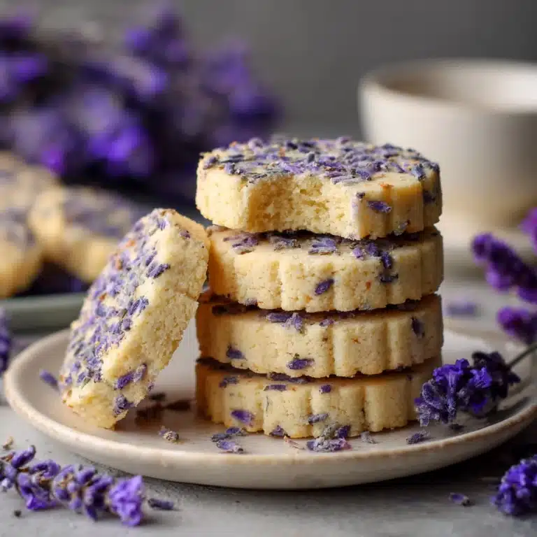 Lavender Shortbread Cookies Recipe