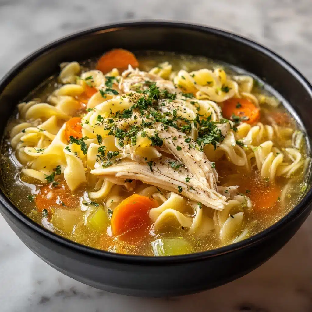 Crockpot Chicken Noodle Soup Recipe - Recipe Image