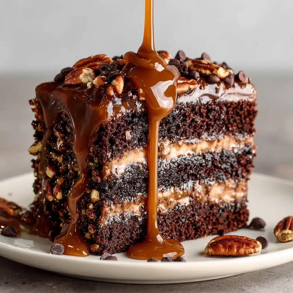 Chocolate Turtle Cake Recipe - Recipe Image