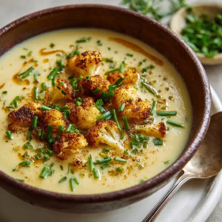 Roasted Cauliflower Soup Recipe