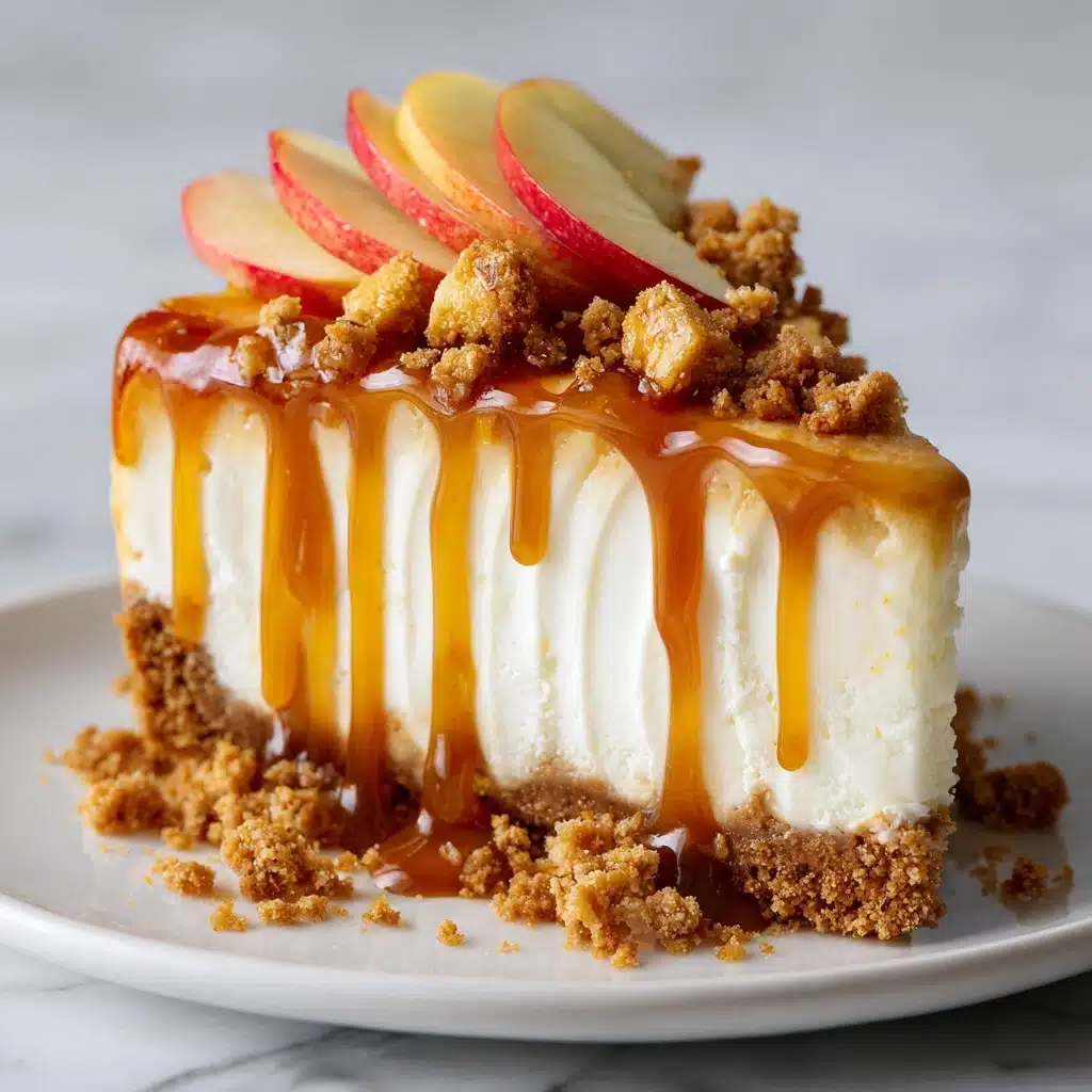 No-Bake Apple Pie Cheesecake Recipe - Recipe Image