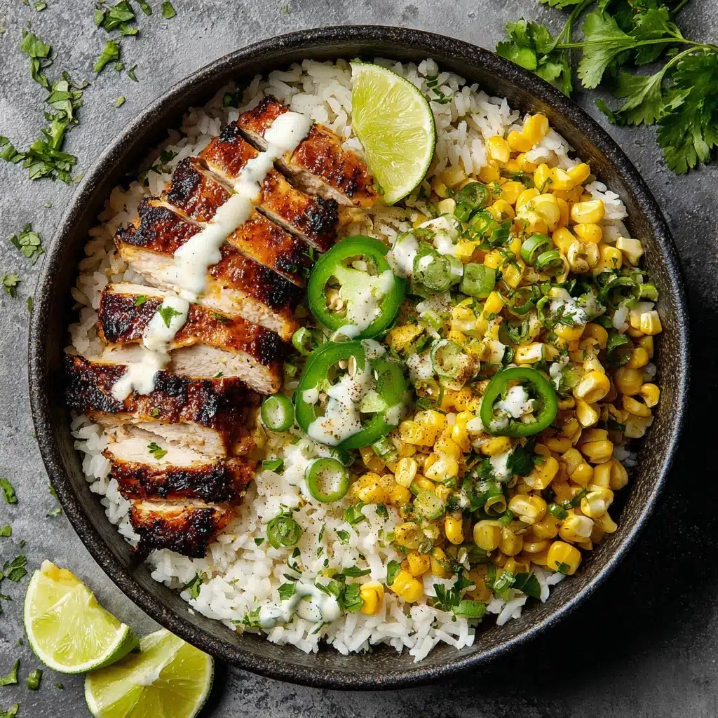 Street Corn Chicken Rice Bowl Recipe - Recipe Image