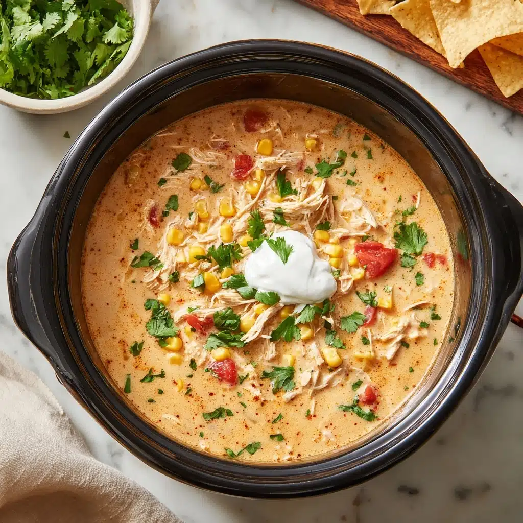 Slow Cooker Mexican Chicken Corn Chowder Recipe