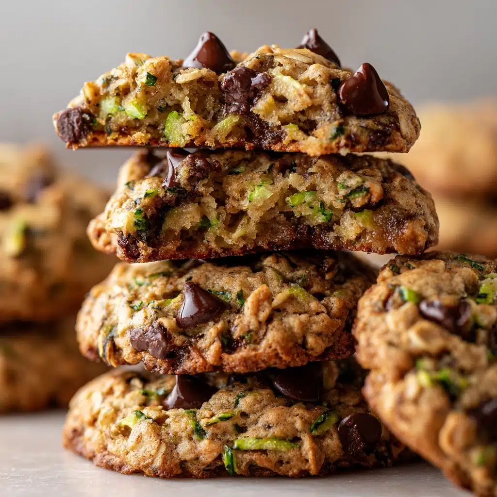 Zucchini Oat Chocolate Chip Cookies Recipe - Recipe Image