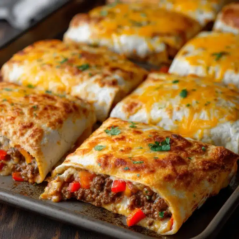 Loaded Cheesy Pocket Tacos Recipe