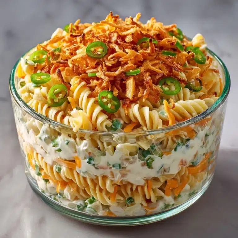 Cheesy Jalapeño Popper Pasta Salad Recipe
