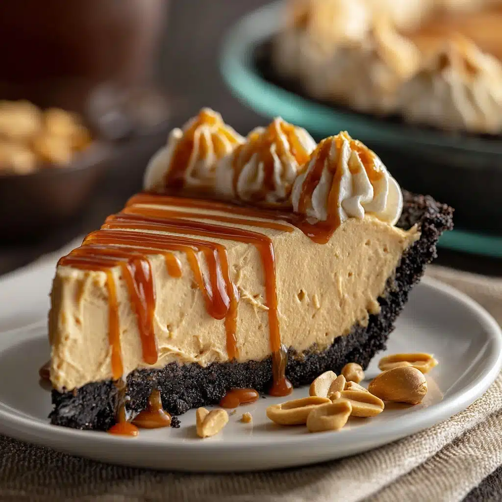 No Bake Cream Cheese Peanut Butter Pie Recipe - Recipe Image