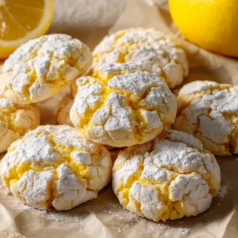 Lemon Crinkle Cookies Recipe