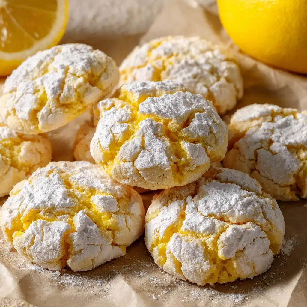 Lemon Crinkle Cookies Recipe