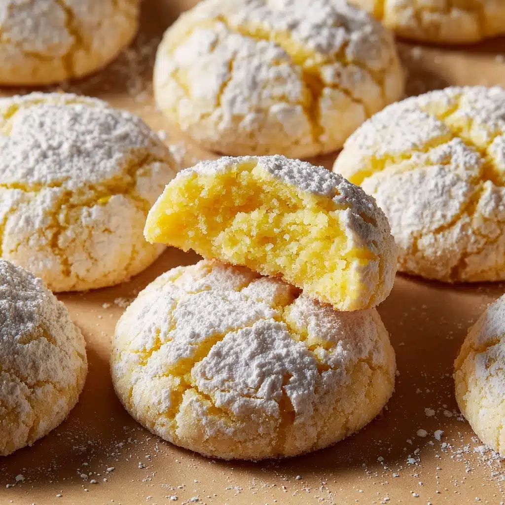 Lemon Crinkle Cookies Recipe - Recipe Image