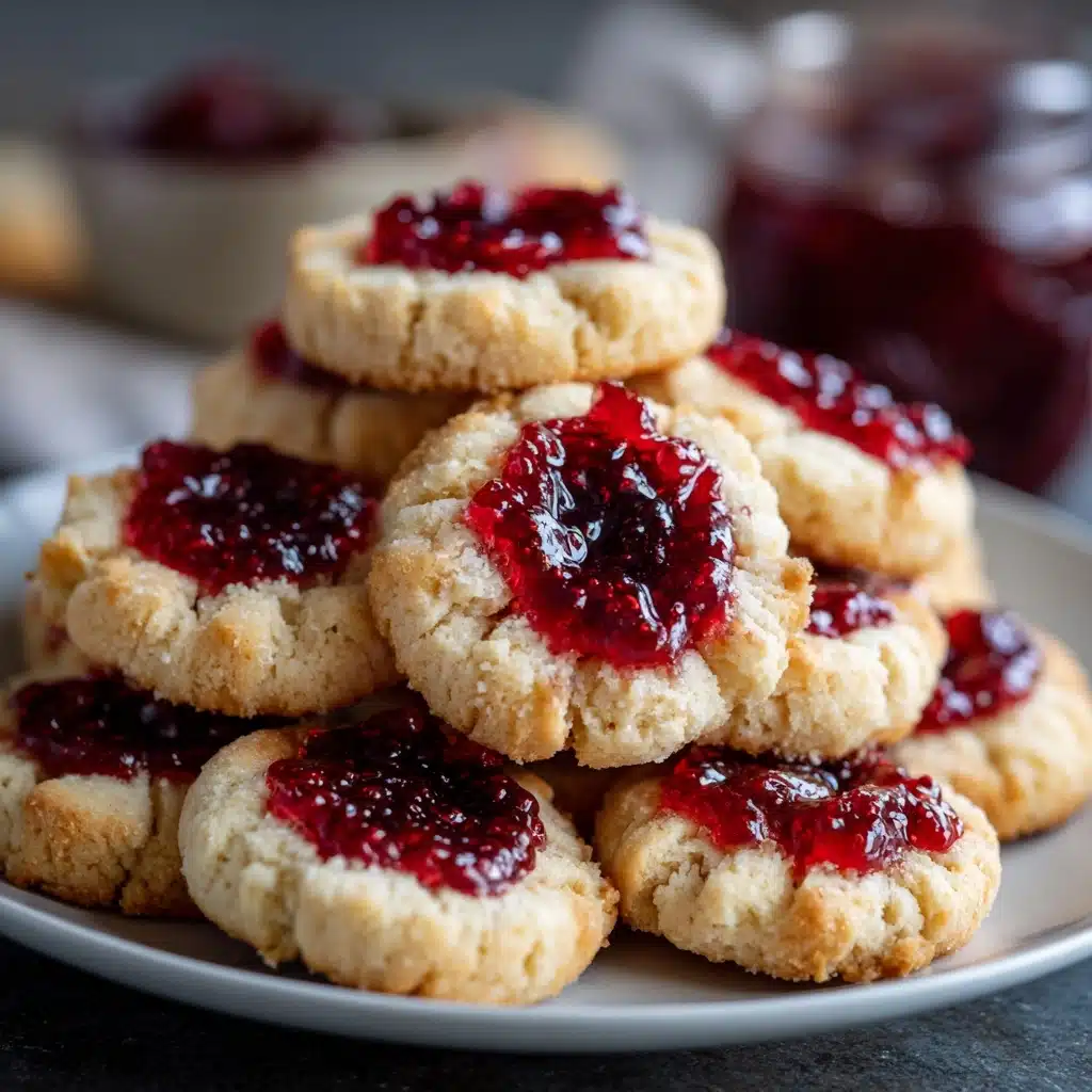 Raspberry Thumbprint Cookies Recipe - Recipe Image